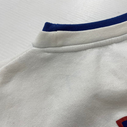 【中古品】【メンズ】 adidas アディダス 80's OLMPIC SWEAT SHIRT VINTAGE 80年代 オリンピック スウェット シャツ 長袖 トップス トレーナー ヴィンテージ 145-251028-yo-16-tei サイズ：38-40 カラー：ホワイト 万代Net店