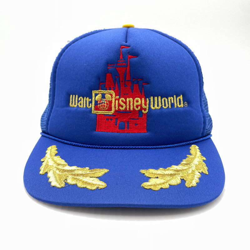 【現状渡し品】【メンズ】 Disney ディズニー 80's WALT DISNEY WORLD TRUCKER CAP VINTAGE 80年代 ウォルトディズニーワールド トラッカーキャップ 帽子 メッシュキャップ ヴィンテージ 185-260809-ko-11-tei カラー：ブルー 万代Net店