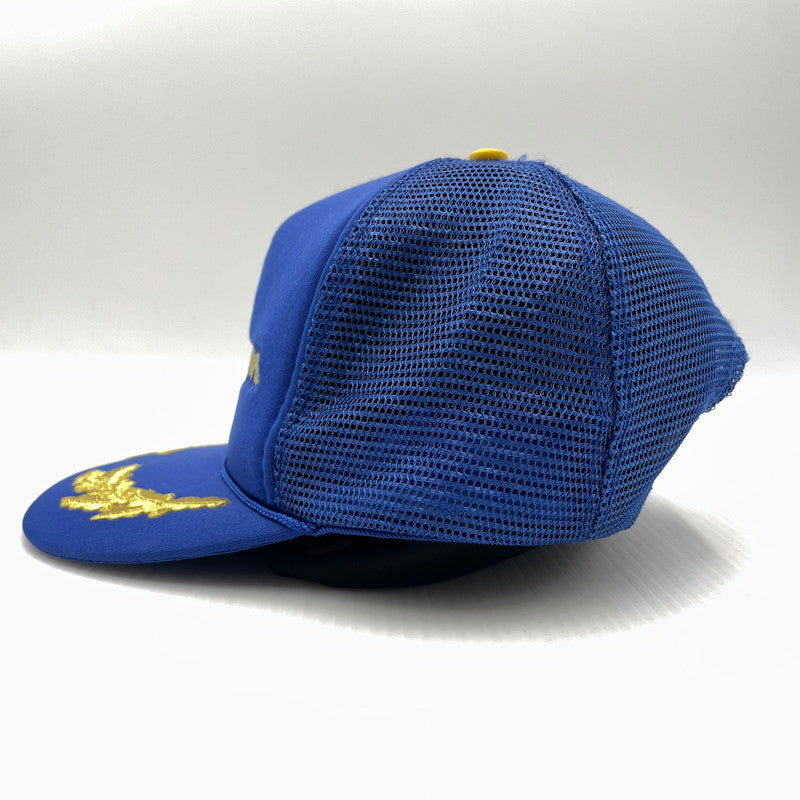 【現状渡し品】【メンズ】 Disney ディズニー 80's WALT DISNEY WORLD TRUCKER CAP VINTAGE 80年代 ウォルトディズニーワールド トラッカーキャップ 帽子 メッシュキャップ ヴィンテージ 185-260809-ko-11-tei カラー：ブルー 万代Net店