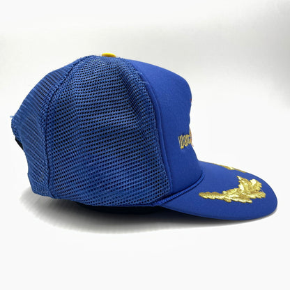 【現状渡し品】【メンズ】 Disney ディズニー 80's WALT DISNEY WORLD TRUCKER CAP VINTAGE 80年代 ウォルトディズニーワールド トラッカーキャップ 帽子 メッシュキャップ ヴィンテージ 185-260809-ko-11-tei カラー：ブルー 万代Net店