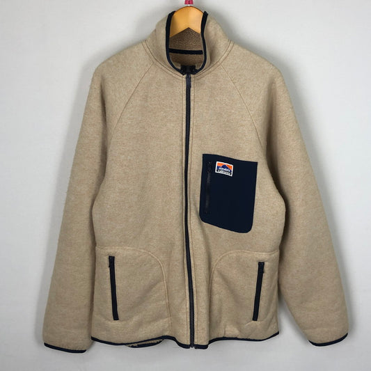 【中古品】【メンズ】 STANDARD CALIFORNIA スタンダードカリフォルニア STEADY FLEECE JACKET ステディ フリース ジャケット ライトアウター 140-251103-yo-02-tei サイズ：XL カラー：ベージュ 万代Net店