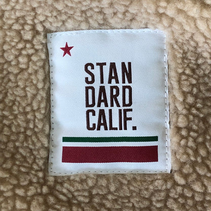 【中古品】【メンズ】 STANDARD CALIFORNIA スタンダードカリフォルニア STEADY FLEECE JACKET ステディ フリース ジャケット ライトアウター 140-251103-yo-02-tei サイズ：XL カラー：ベージュ 万代Net店