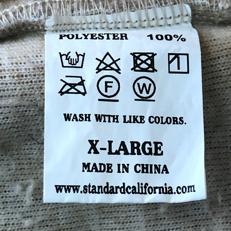 【中古品】【メンズ】 STANDARD CALIFORNIA スタンダードカリフォルニア STEADY FLEECE JACKET ステディ フリース ジャケット ライトアウター 140-251103-yo-02-tei サイズ：XL カラー：ベージュ 万代Net店