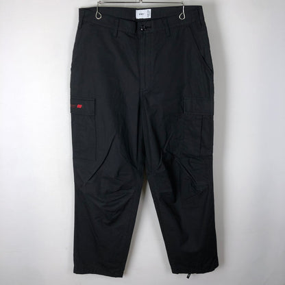 【中古品】【メンズ】 WTAPS ダブルタップス 24AW MILT9601 TROUSERS COTTON. RIPSTOP PANTS 242WVDT-PTM01 トラウザーズ コットン リップストップ パンツ ボトムス 153-251028-yo-27-tei サイズ：3 カラー：ブラック 万代Net店