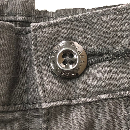 【中古品】【メンズ】 WTAPS ダブルタップス 24AW MILT9601 TROUSERS COTTON. RIPSTOP PANTS 242WVDT-PTM01 トラウザーズ コットン リップストップ パンツ ボトムス 153-251028-yo-27-tei サイズ：3 カラー：ブラック 万代Net店