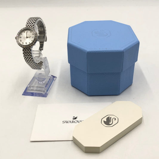 【中古品】【レディース】 SWAROVSKI スワロフスキー MATRIX TENNIS 7-LINK 5673022 マトリックス テニス 7-リンク 腕時計 197-251026-yy-04-tei カラー：シルバー 万代Net店