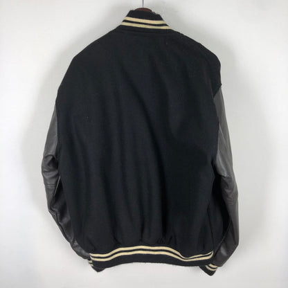 【中古品】【メンズ】 GAME SPORTSWEAR ゲームスポーツウェア WOOL LEATHER VARSITY JACKET ウール レザー バーシティ ジャケット アウター 145-251028-yo-18-tei サイズ：L カラー：ブラック 万代Net店