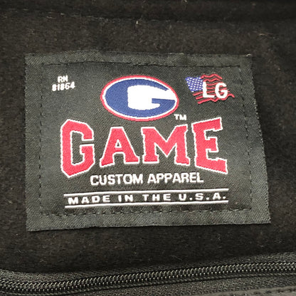 【中古品】【メンズ】 GAME SPORTSWEAR ゲームスポーツウェア WOOL LEATHER VARSITY JACKET ウール レザー バーシティ ジャケット アウター 145-251028-yo-18-tei サイズ：L カラー：ブラック 万代Net店