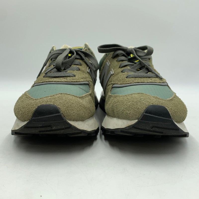 【中古品】【メンズ】 NEW BALANCE ニューバランス × STONE ISLAND ストーンアイランド 別注 コラボ 574 LEGACY GREEN SNEAKERS U574LGST 574 レガシー グリーン スニーカー 靴 シューズ 162-260129-ko-15-tei サイズ：27.5cm カラー：グリーン 万代Net店