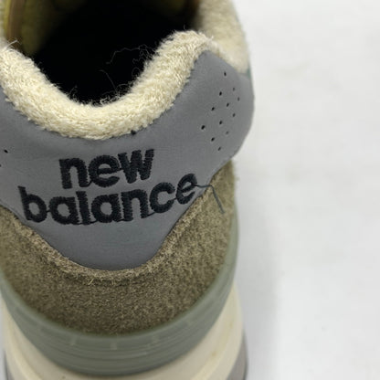 【中古品】【メンズ】 NEW BALANCE ニューバランス × STONE ISLAND ストーンアイランド 別注 コラボ 574 LEGACY GREEN SNEAKERS U574LGST 574 レガシー グリーン スニーカー 靴 シューズ 162-260129-ko-15-tei サイズ：27.5cm カラー：グリーン 万代Net店