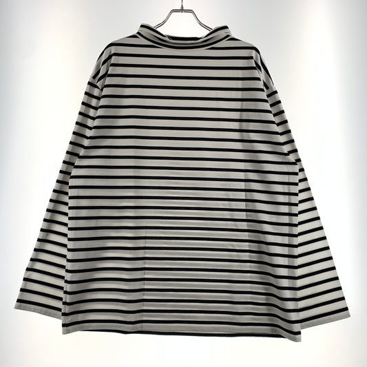 【中古品】【メンズ】 SOPHNET. ソフネット MOCK NECK BORDER TEE SOPH-212056 モックネック ボーダー Tシャツ 長袖 トップス 142-260720-ko-08-tei サイズ：XL カラー：ボーダー 万代Net店