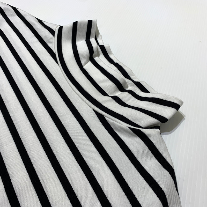 【中古品】【メンズ】 SOPHNET. ソフネット MOCK NECK BORDER TEE SOPH-212056 モックネック ボーダー Tシャツ 長袖 トップス 142-260720-ko-08-tei サイズ：XL カラー：ボーダー 万代Net店