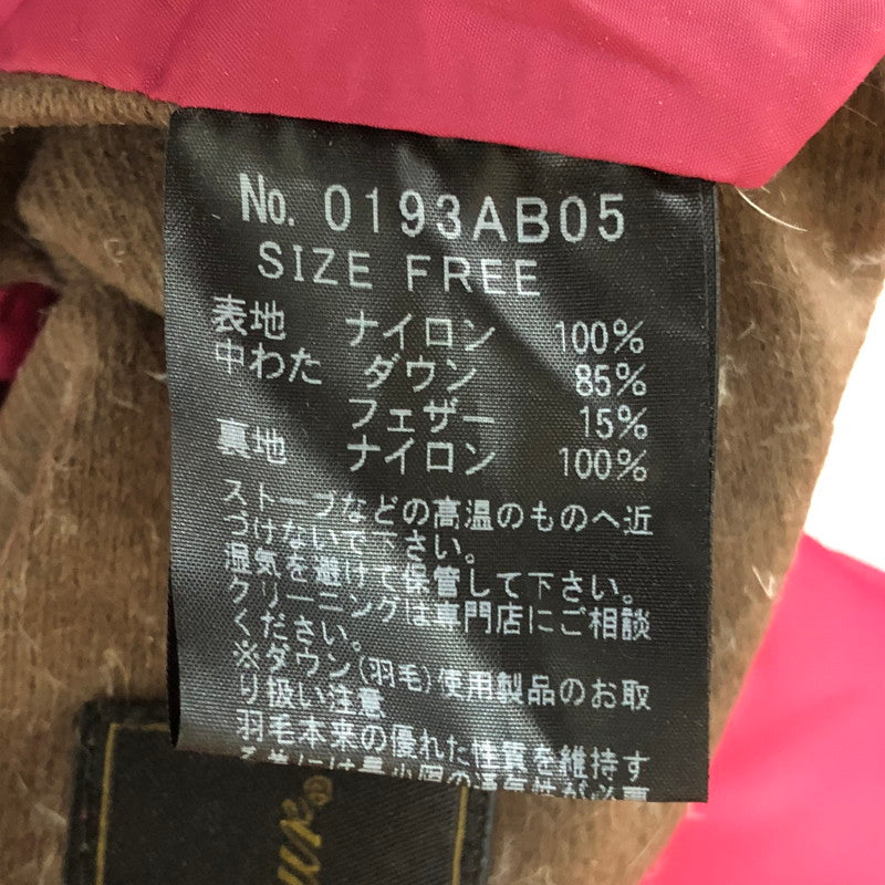 【中古品】【レディース】 HYSTERIC GLAMOUR ヒステリックグラマー BEAR REVERSIBLE DOWN JACKET 0193AB05 ベア リバーシブル ダウンジャケット アウター 170-251126-ks-27-tei サイズ：表記サイズなし カラー：ボルドー 万代Net店