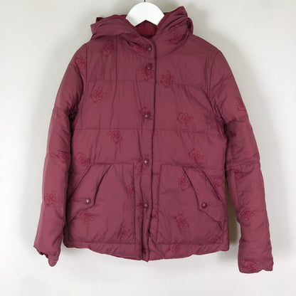 【中古品】【レディース】 HYSTERIC GLAMOUR ヒステリックグラマー BEAR REVERSIBLE DOWN JACKET 0193AB05 ベア リバーシブル ダウンジャケット アウター 170-251126-ks-27-tei サイズ：表記サイズなし カラー：ボルドー 万代Net店