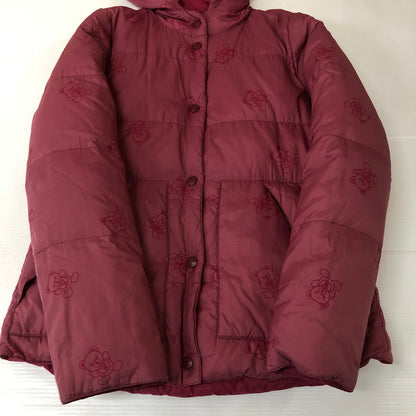 【中古品】【レディース】 HYSTERIC GLAMOUR ヒステリックグラマー BEAR REVERSIBLE DOWN JACKET 0193AB05 ベア リバーシブル ダウンジャケット アウター 170-251126-ks-27-tei サイズ：表記サイズなし カラー：ボルドー 万代Net店
