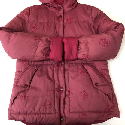 【中古品】【レディース】 HYSTERIC GLAMOUR ヒステリックグラマー BEAR REVERSIBLE DOWN JACKET 0193AB05 ベア リバーシブル ダウンジャケット アウター 170-251126-ks-27-tei サイズ：表記サイズなし カラー：ボルドー 万代Net店