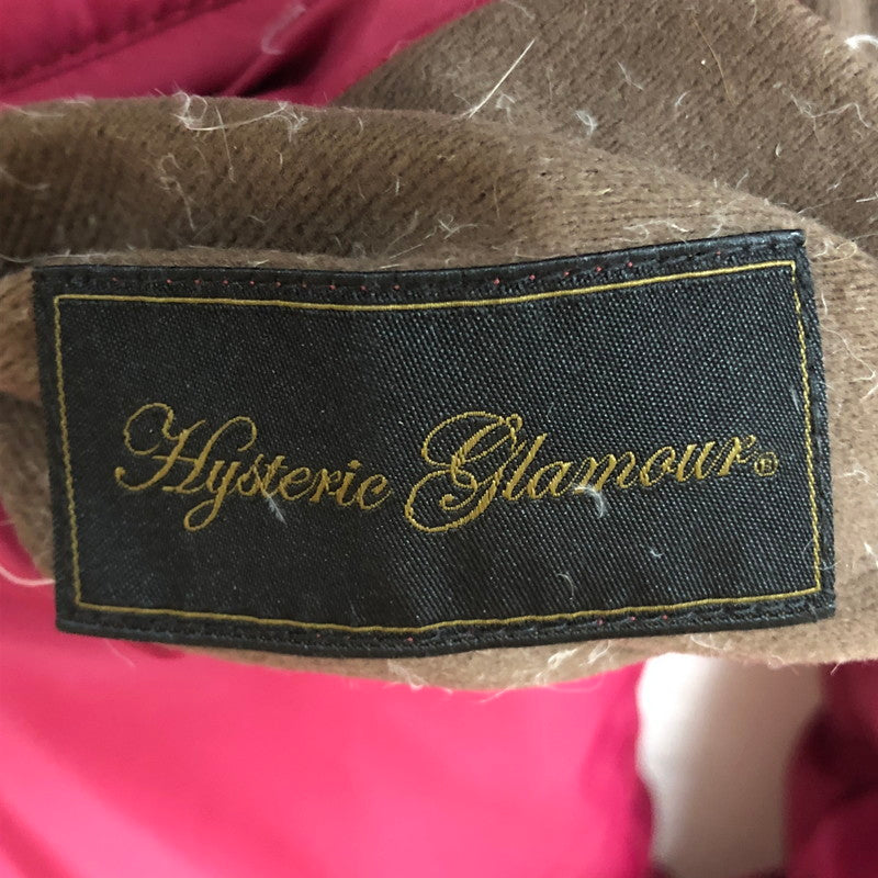 【中古品】【レディース】 HYSTERIC GLAMOUR ヒステリックグラマー BEAR REVERSIBLE DOWN JACKET 0193AB05 ベア リバーシブル ダウンジャケット アウター 170-251126-ks-27-tei サイズ：表記サイズなし カラー：ボルドー 万代Net店