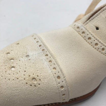 【現状渡し品】【メンズ】 AVON HOUSE エーボンハウス DESIGN STRAIGHT CHIP SHOES 3499/4 デザイン ストレート チップ シューズ 靴 164-251215-ks-08-tei カラー：WHITE 万代Net店