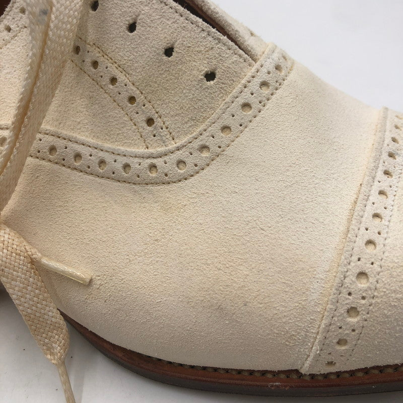 【現状渡し品】【メンズ】 AVON HOUSE エーボンハウス DESIGN STRAIGHT CHIP SHOES 3499/4 デザイン ストレート チップ シューズ 靴 164-251215-ks-08-tei カラー：WHITE 万代Net店