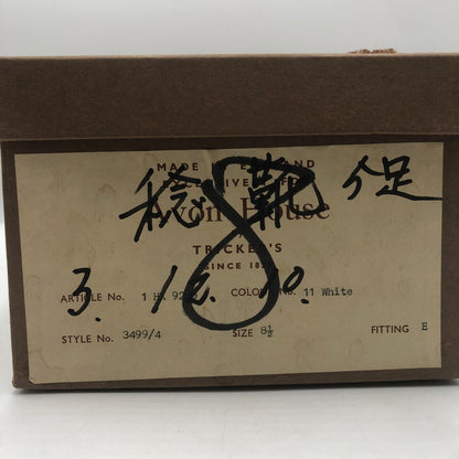 【現状渡し品】【メンズ】 AVON HOUSE エーボンハウス DESIGN STRAIGHT CHIP SHOES 3499/4 デザイン ストレート チップ シューズ 靴 164-251215-ks-08-tei カラー：WHITE 万代Net店