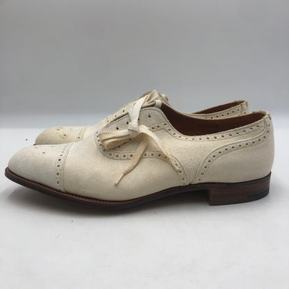【現状渡し品】【メンズ】 AVON HOUSE エーボンハウス DESIGN STRAIGHT CHIP SHOES 3499/4 デザイン ストレート チップ シューズ 靴 164-251215-ks-08-tei カラー：WHITE 万代Net店