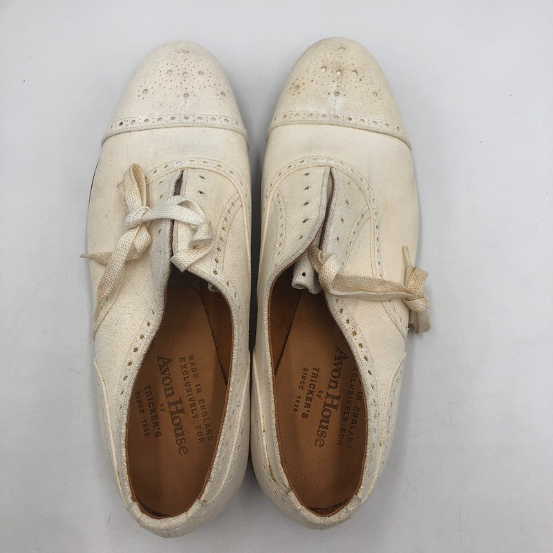 【現状渡し品】【メンズ】 AVON HOUSE エーボンハウス DESIGN STRAIGHT CHIP SHOES 3499/4 デザイン ストレート チップ シューズ 靴 164-251215-ks-08-tei カラー：WHITE 万代Net店