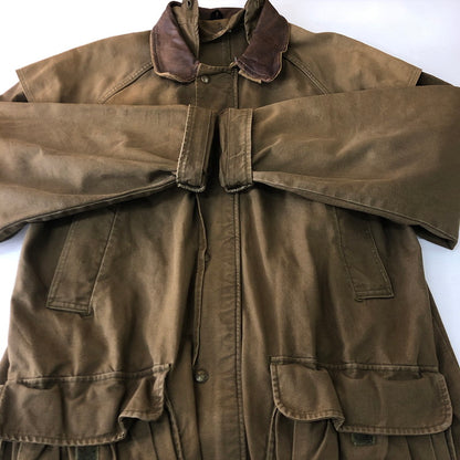 【中古品】【メンズ】 WOOLRICH ウールリッチ 80's HUNTING COAT 1650-113 VINTAGE 80年代 ハンティング コート アウター ヴィンテージ 144-251103-yo-13-tei サイズ：L カラー：カーキ 万代Net店