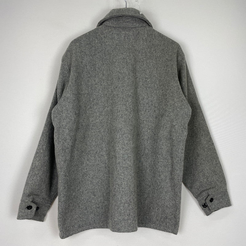 【中古品】【メンズ】 MELTON メルトン WOOL ZIP UP JACKET ウール ジップアップ ジャケット アウター フルジップ 145-251110-ts-17-tei サイズ：L カラー：グレー 万代Net店