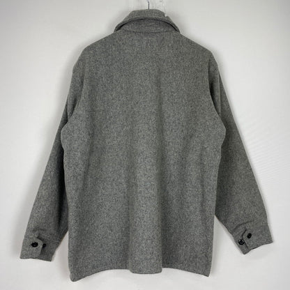【中古品】【メンズ】 MELTON メルトン WOOL ZIP UP JACKET ウール ジップアップ ジャケット アウター フルジップ 145-251110-ts-17-tei サイズ：L カラー：グレー 万代Net店
