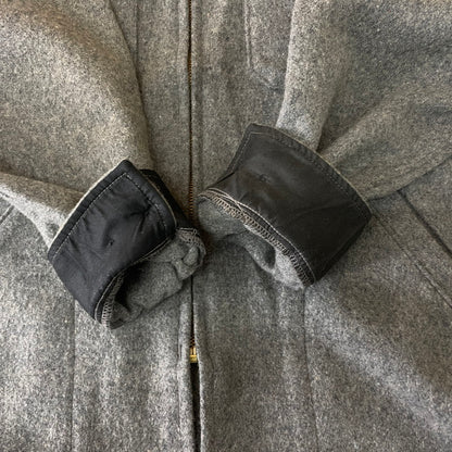 【中古品】【メンズ】 MELTON メルトン WOOL ZIP UP JACKET ウール ジップアップ ジャケット アウター フルジップ 145-251110-ts-17-tei サイズ：L カラー：グレー 万代Net店