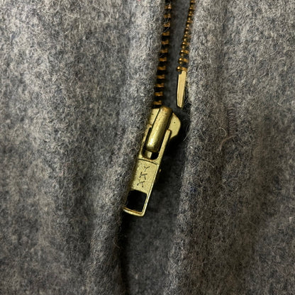 【中古品】【メンズ】 MELTON メルトン WOOL ZIP UP JACKET ウール ジップアップ ジャケット アウター フルジップ 145-251110-ts-17-tei サイズ：L カラー：グレー 万代Net店