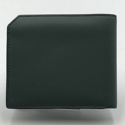 【中古品】【メンズ/レディース】 MONTBLANC モンブラン SOFT WALLET ソフト ウォレット 二つ折り財布 200-251026-yy-09-tei カラー：グリーン 万代Net店