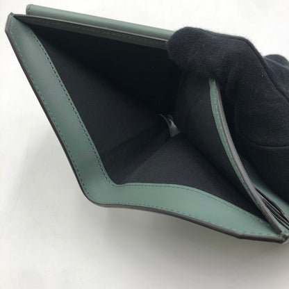 【中古品】【メンズ/レディース】 MONTBLANC モンブラン SOFT WALLET ソフト ウォレット 二つ折り財布 200-251026-yy-09-tei カラー：グリーン 万代Net店