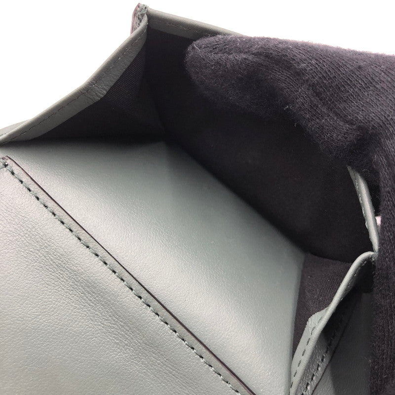 【中古品】【メンズ/レディース】 MONTBLANC モンブラン SOFT WALLET ソフト ウォレット 二つ折り財布 200-251026-yy-09-tei カラー：グリーン 万代Net店