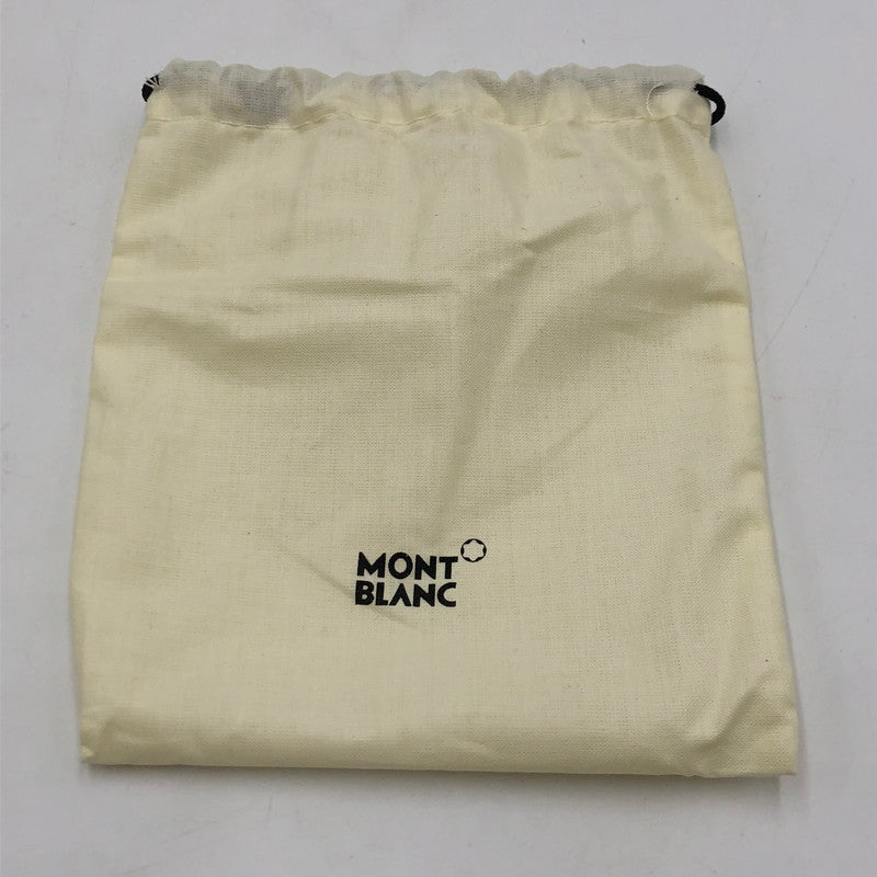 【中古品】【メンズ/レディース】 MONTBLANC モンブラン SOFT WALLET ソフト ウォレット 二つ折り財布 200-251026-yy-09-tei カラー：グリーン 万代Net店