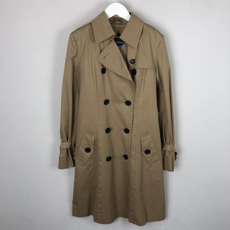 【中古品】【レディース】 BLUE LABEL CRESTBRIDGE ブルーレーベル クレストブリッジ TRENCH COAT 55A10-200-42 トレンチコート ライトアウター 168-251102-yy-26-tei サイズ：40 カラー：ベージュ 万代Net店