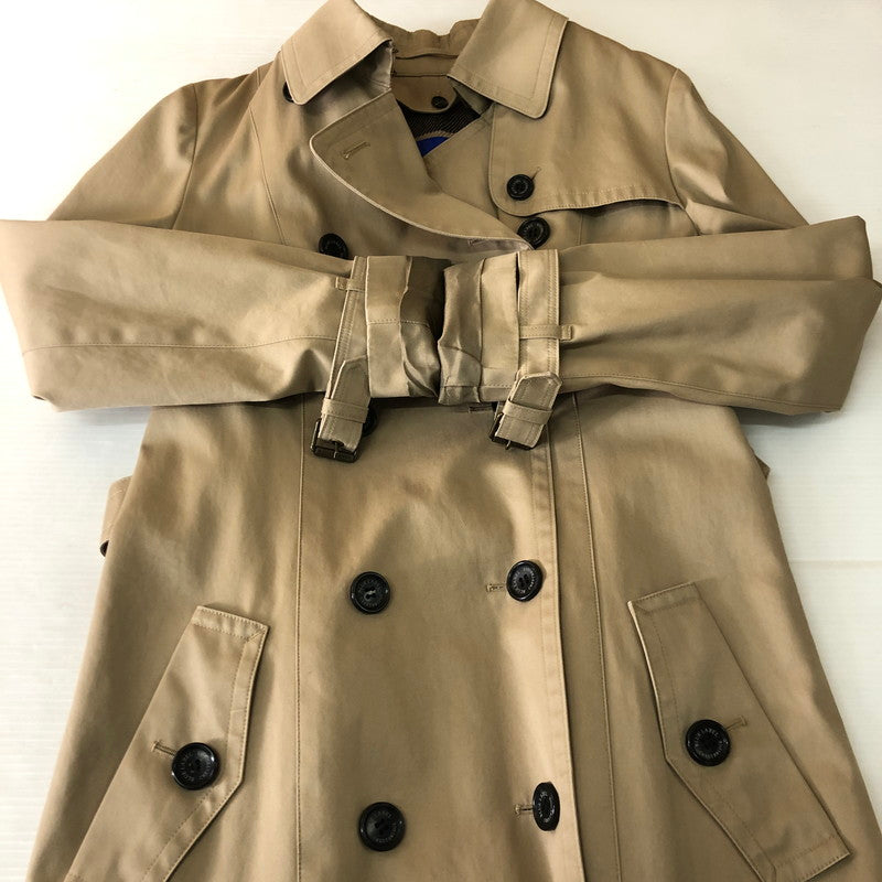 【中古品】【レディース】 BLUE LABEL CRESTBRIDGE ブルーレーベル クレストブリッジ TRENCH COAT 55A10-200-42 トレンチコート ライトアウター 168-251102-yy-26-tei サイズ：40 カラー：ベージュ 万代Net店