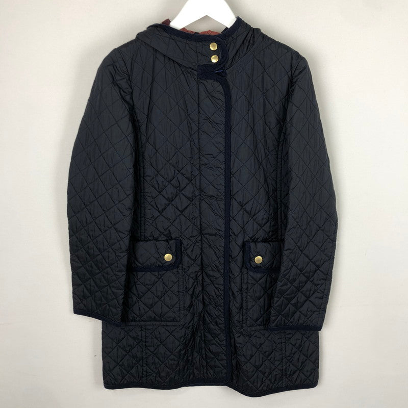 【中古品】【レディース】 BLUE LABEL CRESTBRIDGE ブルーレーベル クレストブリッジ QUILTING COAT 55C20-860-29 キルティングコート アウター 168-251102-yy-25-tei サイズ：40 カラー：ネイビー 万代Net店