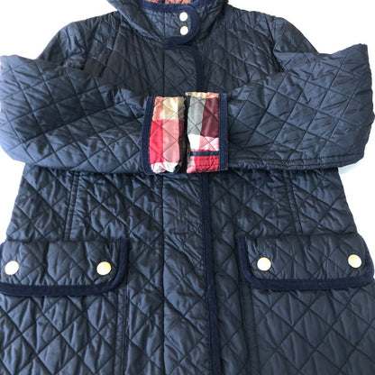 【中古品】【レディース】 BLUE LABEL CRESTBRIDGE ブルーレーベル クレストブリッジ QUILTING COAT 55C20-860-29 キルティングコート アウター 168-251102-yy-25-tei サイズ：40 カラー：ネイビー 万代Net店