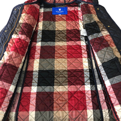 【中古品】【レディース】 BLUE LABEL CRESTBRIDGE ブルーレーベル クレストブリッジ QUILTING COAT 55C20-860-29 キルティングコート アウター 168-251102-yy-25-tei サイズ：40 カラー：ネイビー 万代Net店