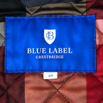 【中古品】【レディース】 BLUE LABEL CRESTBRIDGE ブルーレーベル クレストブリッジ QUILTING COAT 55C20-860-29 キルティングコート アウター 168-251102-yy-25-tei サイズ：40 カラー：ネイビー 万代Net店