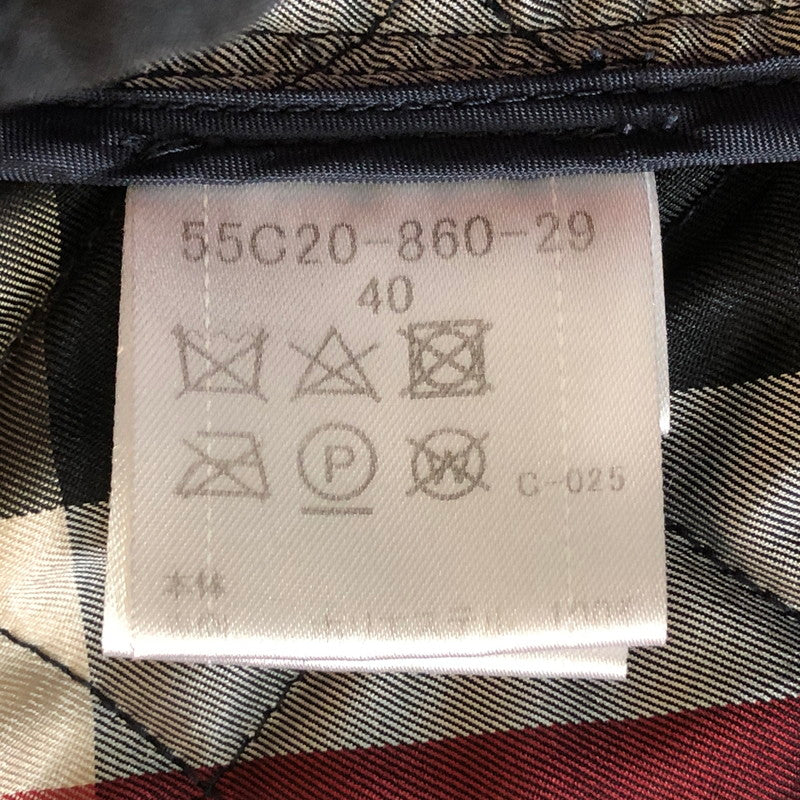 【中古品】【レディース】 BLUE LABEL CRESTBRIDGE ブルーレーベル クレストブリッジ QUILTING COAT 55C20-860-29 キルティングコート アウター 168-251102-yy-25-tei サイズ：40 カラー：ネイビー 万代Net店