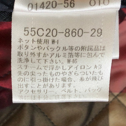 【中古品】【レディース】 BLUE LABEL CRESTBRIDGE ブルーレーベル クレストブリッジ QUILTING COAT 55C20-860-29 キルティングコート アウター 168-251102-yy-25-tei サイズ：40 カラー：ネイビー 万代Net店