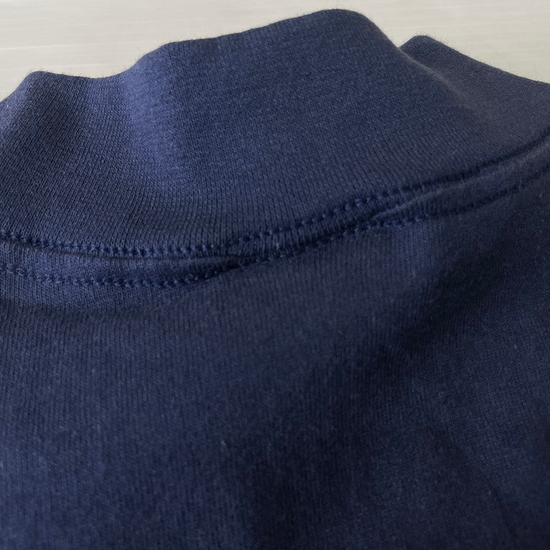 【中古品】【メンズ】 NIKE ナイキ 90’s MOCK NECK L/S T-SHIRT 90年代 モックネック ロングスリーブ Tシャツ トップス 長袖 148-251110-ts-21-tei サイズ：L カラー：ネイビー 万代Net店