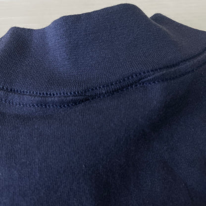 【中古品】【メンズ】 NIKE ナイキ 90’s MOCK NECK L/S T-SHIRT 90年代 モックネック ロングスリーブ Tシャツ トップス 長袖 148-251110-ts-21-tei サイズ：L カラー：ネイビー 万代Net店