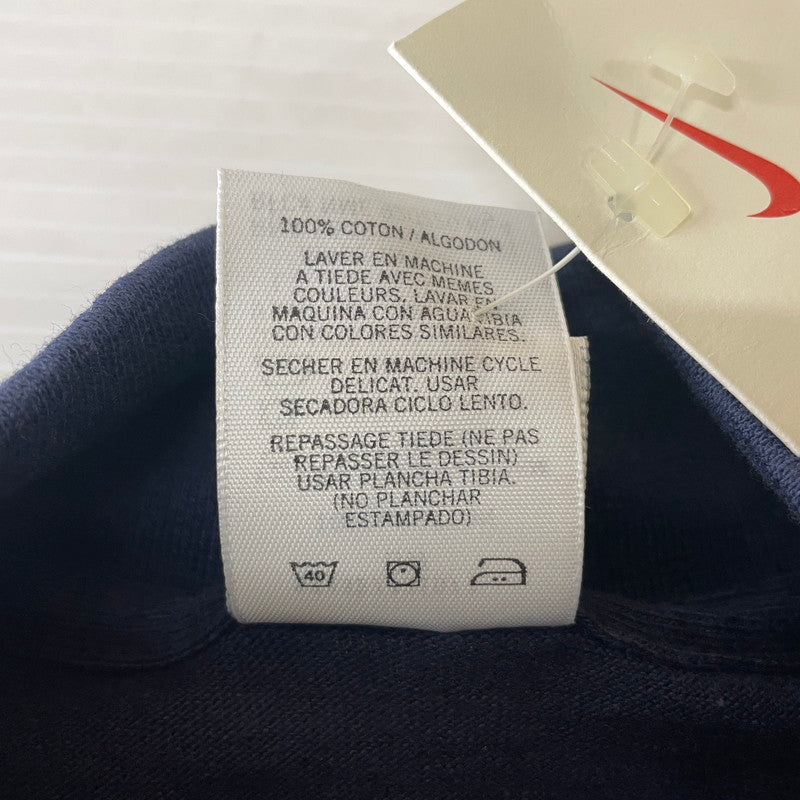 【中古品】【メンズ】 NIKE ナイキ 90’s MOCK NECK L/S T-SHIRT 90年代 モックネック ロングスリーブ Tシャツ トップス 長袖 148-251110-ts-21-tei サイズ：L カラー：ネイビー 万代Net店