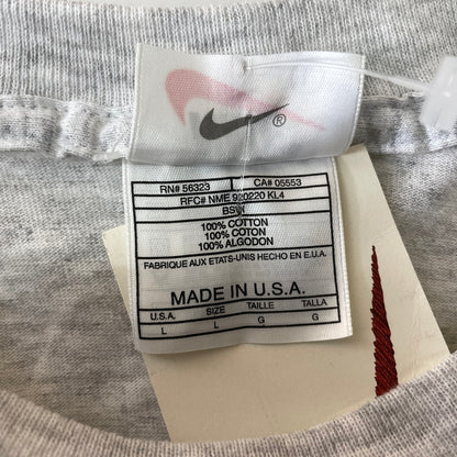【中古品】【メンズ】 90’s LOGO PRINT 1996 S/S TEE 90年代 ロゴプリント 1996 ショートスリーブ Tシャツ トップス 半袖 148-251110-ts-22-fuzh サイズ：L カラー：グレー 万代Net店