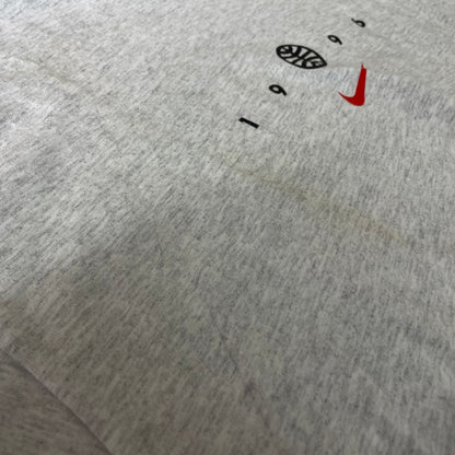 【中古品】【メンズ】 90’s LOGO PRINT 1996 S/S TEE 90年代 ロゴプリント 1996 ショートスリーブ Tシャツ トップス 半袖 148-251110-ts-22-fuzh サイズ：L カラー：グレー 万代Net店