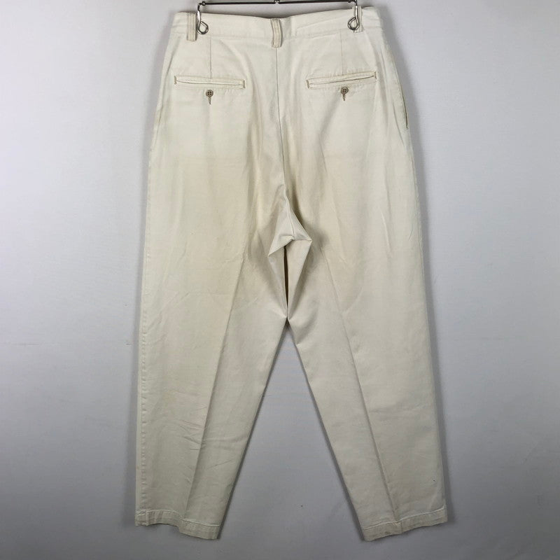 【現状渡し品】【メンズ】 RRL ダブルアールエル 90's 2TUCK CHINO PANTS 90年代 2タック チノパン ボトムス 三ツ星タグ 158-251103-yo-29-tei サイズ：31-31 カラー：ホワイト 万代Net店