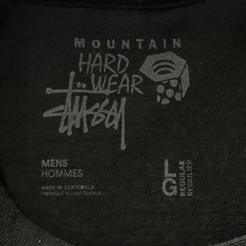 【中古品】【メンズ】 STUSSY ステューシー × MOUNTAIN HARDWEAR マウンテンハードウェア 別注 コラボ L/S TEE ロングスリーブ Tシャツ 長袖 トップス 142-251031-yo-07-tei サイズ：L カラー：Stealth Grey 万代Net店
